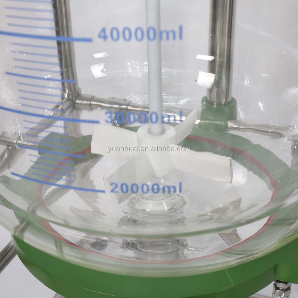 100L Verre Bio Réacteur À Cuve Agitée pour le Marché AMÉRICAIN