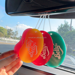 Pancia di gelatina 3D deodorante per auto appeso gelatina di fagioli di lunga durata isola Punch fragranza per auto a casa e in ufficio - Product Image 2