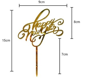 2026 buon anno decorazioni per Cupcake in acrilico decorazioni per Cupcake <span class=keywords><strong>ciao</strong></span> 2026 capodanno - Product Image 6