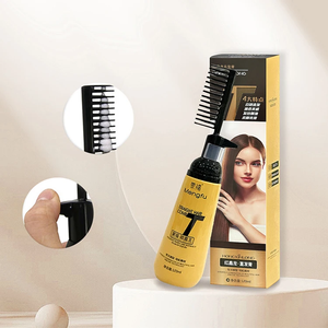 HXL Comb <strong>Hair</strong> <strong>Straight</strong> <strong>Cream</strong> for Convenient Home Use Silk Smooth <strong>Hair</strong> Straightener <strong>Cream</strong> 3 in One - Product Image 1