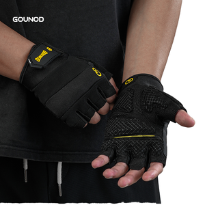 Guantes Deportivos Unisex de Alta Calidad Antideslizantes de Medio Dedo con Cierre de Poliéster para Ejercicio al Aire Libre, Entrenamiento, Gimnasio y Fitness - Product Image 1