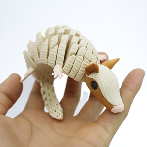 3Dプリントされた流行のアルマジロ置物クリエイティブ動物共同移動可能な手工芸品装飾品とおもちゃ動物愛好家のためのギフト - Product Image 4