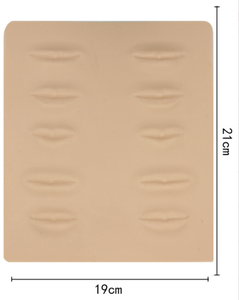 Tatuaggio di alta qualità pratica 3D pelle sintetica viso Silicone Microblading pratica pelle - Product Image 4