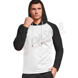 Sweat-shirt à capuche pour homme en coton 100% patchwork, manches longues, automne, streetwear, pull, hip-hop - Product Image 1