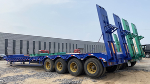 Semi-remorque porte-conteneurs à plateau plat en acier de 40 pieds pour le transport maritime, capacité de charge de 30 000 kg - Product Image 5