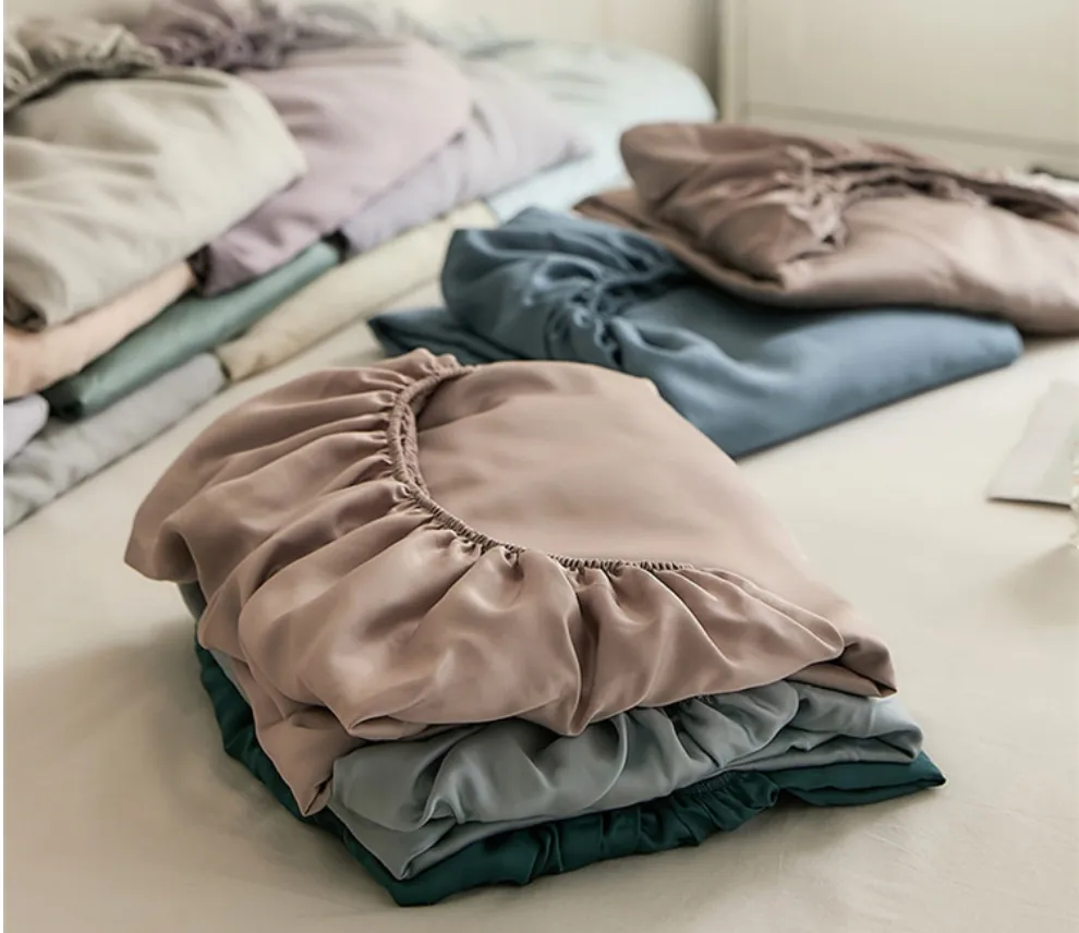 3 cái mùa hè bộ đồ giường được trang bị tấm với gối đầy đủ/Nữ Hoàng/Vua/Kích thước duy nhất bộ đồ giường đặt 3 cái