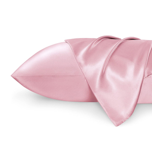 ปลอกหมอนเนื้อแข็งผ้าซาตินซาตินสำหรับหนังผม2แพ็คทันสมัยของขวัญปิดบ้านผู้หญิงผู้ชาย - Product Image 2