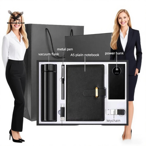 Sang Trọng Khuyến Mại Ý Tưởng Cho Người Đàn Ông Bộ Quà Tặng Cajas De Regalo Bút Máy Tính Xách Tay Với Bút Phích Flask Doanh Nghiệp Công Ty Bộ Quà Tặng - Product Image 3