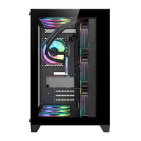 Nouvel arrivage de boîtier d'ordinateur ATX/MATX boîtier de jeu PC armoire transparente châssis de serveur CPU GPU pour ordinateur de bureau avec verre trempé