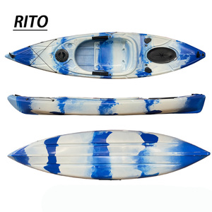 Kayak de Pesca Portátil OEM para Deportes Acuáticos, Canoa de Pesca para 1 Persona, Precio de Fábrica RITO, Kayak de Pesca en Venta - Product Image 6