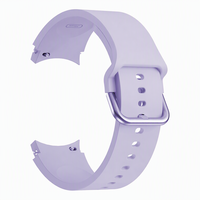 Correa de Reloj de Silicona de 20 mm, Agradable al Tacto, de Liberación Rápida, Correa Deportiva para Samsung Galaxy Watch 3 4 5 6 7 Classic Workout con Hebilla de Pin