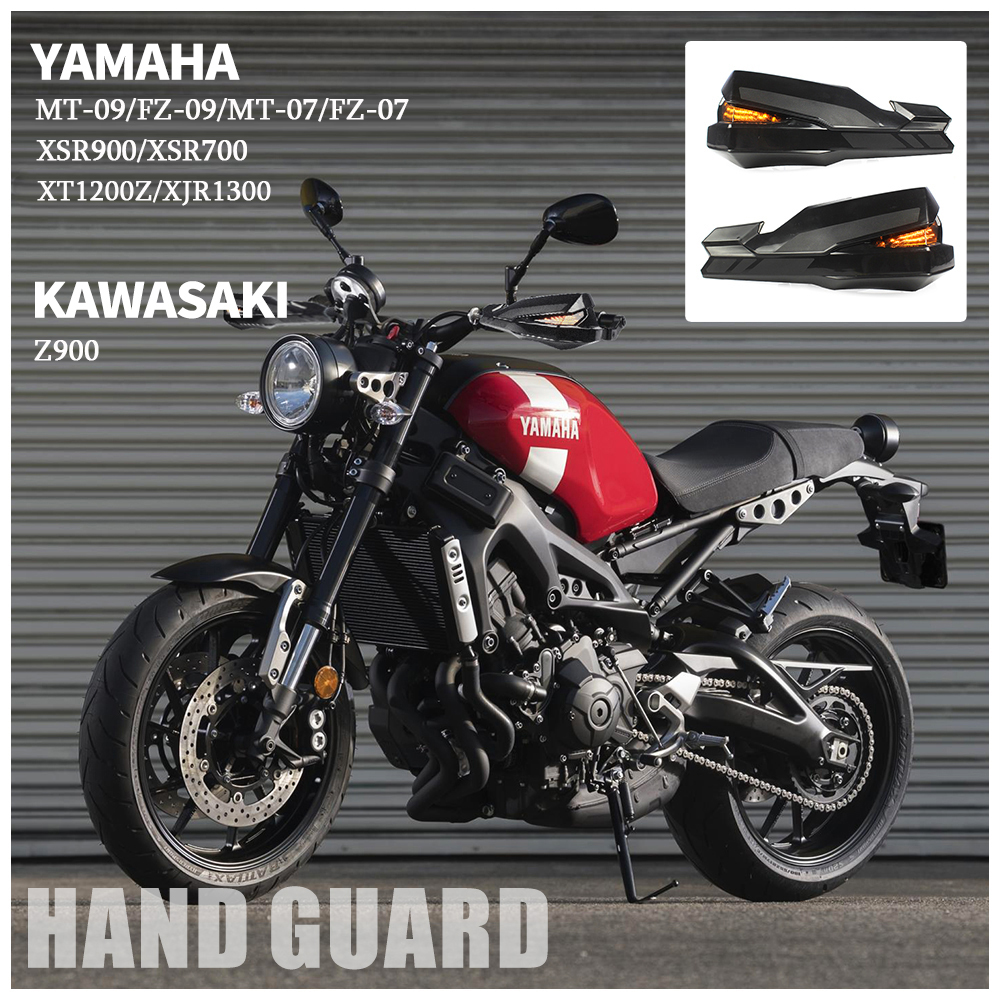 ヤマハ MT09 FZ09 MT07 FZ07 XT1200Z用 XXUN バイクハンドガード 