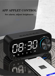 NOUVEAU Réveil avec haut-parleur Bluetooth, affichage numérique LED, lecteur de musique sans fil, horloge de table, cadeau promotionnel, réveil avec haut-parleur Bluetooth - Product Image 3