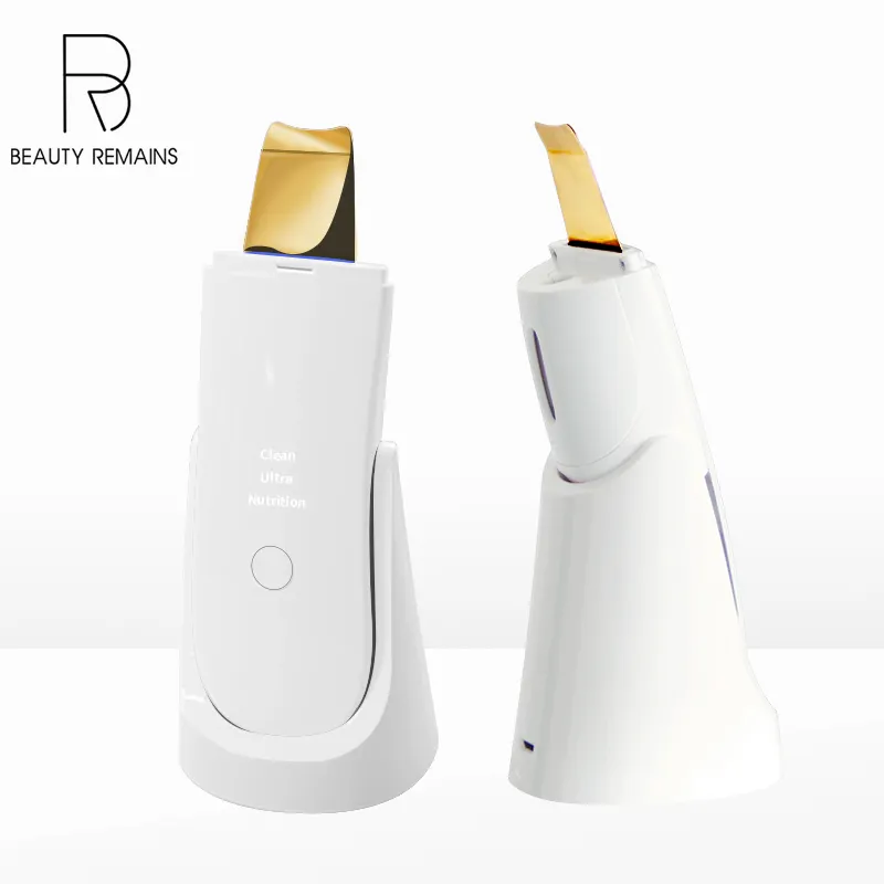 Esfoliante facial elétrico profissional, mini dispositivo ultrassônico para tratamento da pele, produtos tendência 2021