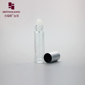 Transparent 10ml clair vide verre rouleau sur boule en métal <span class=keywords><strong>attar</strong></span> bouteille de <span class=keywords><strong>parfum</strong></span> - Product Image 6