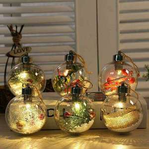 Adornos Navideños Colgantes en Forma de Bola para Decoración Navideña 2025 - Product Image 1