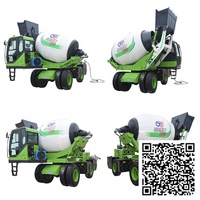Camion malaxeur auto-alimenté Zhongke Jufeng (Groupe Shanqi) de 3,5 mètres cubes, décharge plus rapide sans résidus