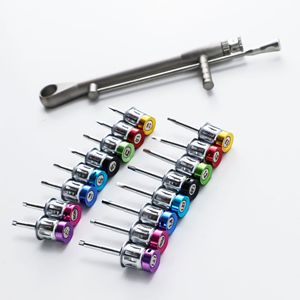 Kit de Instrumentos Quirúrgicos Dentales, 16 Piezas, Destornilladores de Colores, Llave Dinamométrica Manual para Reparación de Implantes - Product Image 4