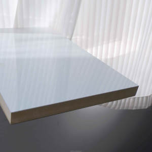 新しいデザインのモダンなファーストクラス家具パネル装飾ペットボード防傷防水高光沢MDFペットボード - Product Image 3