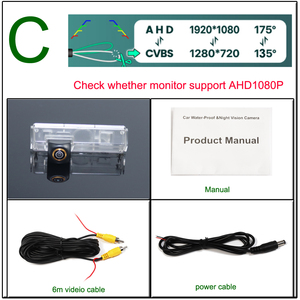 170 מעלות 1080p ahd רכב מצלמה אחורית תצוגה עבור מיצובישי ספורט סבא mitsubishi - Product Image 4
