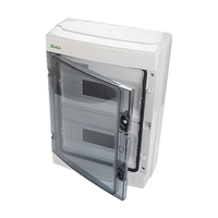 ZLELE HA-24WAYS IP65 étanche à la poussière en plastique industriel extérieur boîte de Distribution électrique 420*295*140mm PV puissance solaire