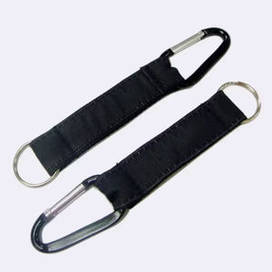 Llavero de Poliéster Personalizado con Mosquetón Grande Tejido, Cordón de Doble Extremo con Logotipo, Etiqueta de Identificación - Product Image 4