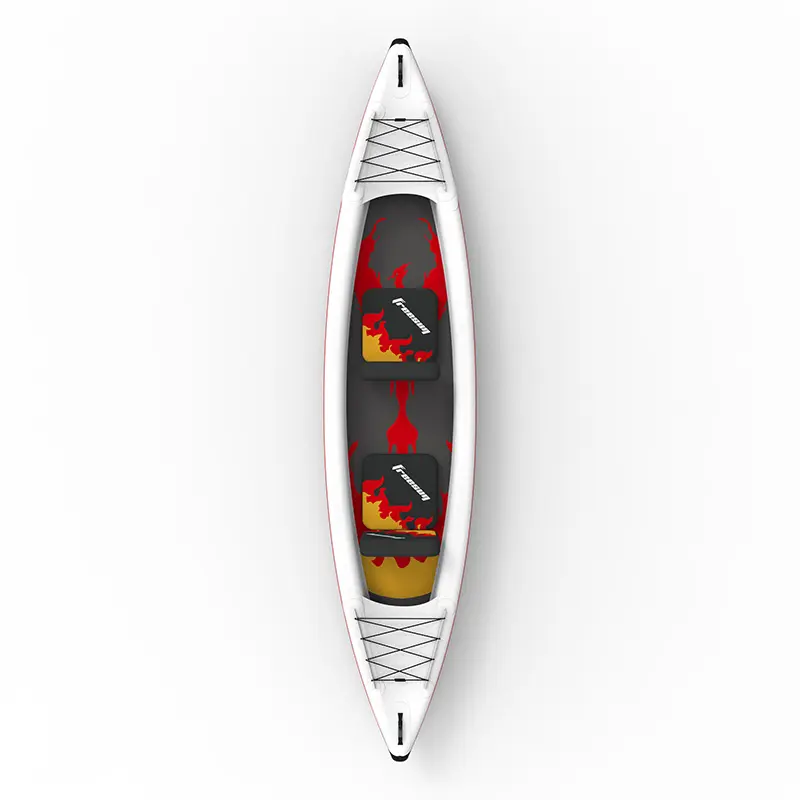 Canoa kayak inflable para exteriores, precio de fábrica, 3,5 M, OEM, logotipo personalizado