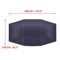 Parasol automatique extérieur pour véhicule, résistant aux déchirures, avec toile de rechange, protection UV, abri mobile pour voiture, tente de toit.