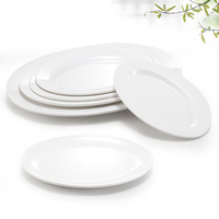 Vaisselle incassable Assiettes rondes en plastique Assiettes en mélamine pour restaurant