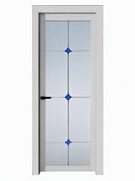 Porte de salle de bain étanche avec verre dépoli - Vente flash |   Finition moderne pour appartement et hôtel, taille et couleur personnalisées