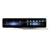 Pantalla IPS de 24.6 pulgadas con Carplay inalámbrico, Android Auto, WiFi, reproductor MP5 para Mercedes Benz W205/GLK/CLS/E/A Class, radio de coche con doble pantalla.