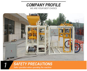 Machine à fabriquer des briques QT4 24B, machine à fabriquer des piliers en béton, machine à fabriquer des pavés - Product Image 3