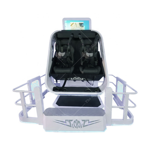 Simulador de vuelo de 2 jugadores 9D VR silla máquina VR Montaña Rusa juegos de simulador - Product Image 5