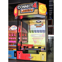 Machine de jeu d'arcade interactive à monnayeur pour 2 joueurs, avec jeux Connect 4, Hoop Basketball et jeu de tir au panier, pour adultes