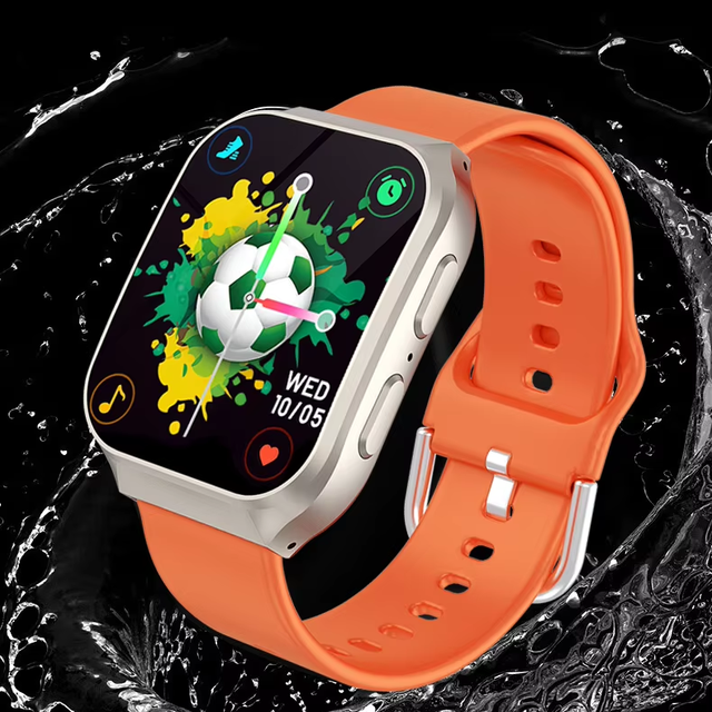 5G Network Smartwatch GPS Large 2.04inch Amoled Screen Call Play Store Google App IP67 Heart Rate 2+16GB Android B15 Smart Watch