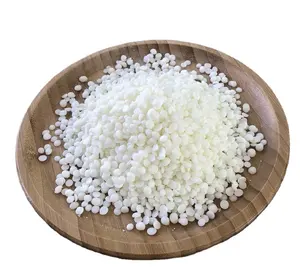 Close White Soy Wax Flakes Candle Making Light Texture Soy Stock