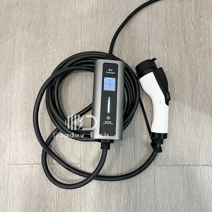 Cargador de Vehículos Eléctricos Portátil <span class=keywords><strong>Goodev</strong></span> Tech de 3.7kw 7kw 16A 32A, Modo 2, 13A 16A 3KW CA Tipo 2 1 GBT para Carga en Casa - Product Image 3