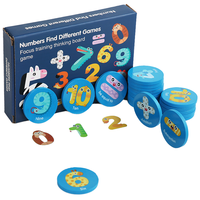 Flip Fun Jeu de puzzle d'entraînement de mémoire pour enfants Animal Trafic numérique Trouver le même exercice Concentration Exercice Jouets Dinosaure