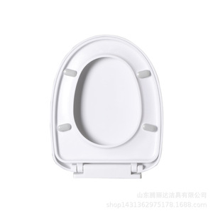 Asiento de Inodoro Universal Reforzado en Forma de V con Cierre Lento, Espaciado de Orificios de 15 cm, Sin Electricidad - Product Image 2