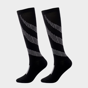 Chaussettes de compression colorées en coton unisexe avec logo personnalisé de haute qualité et nouveau design pour hommes - Product Image 6