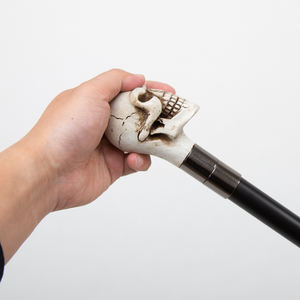 Knochen kopf Luxus Zauberstab Weihnachts feier Dekoration Cosplay Halloween Requisiten Mode Cool Walking <span class=keywords><strong>Wand</strong></span> Wanders tock - Product Image 5