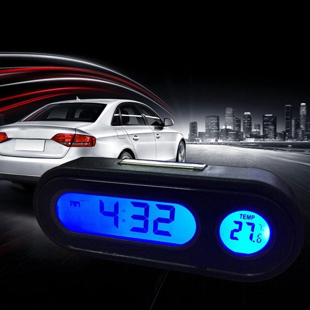 LED Embedded Indoor Outdoor Car Clock Date Thermometer Voltage Monitor - View #9