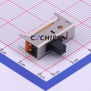 SS25D01L5 Slide Switch Through hole Component (THT) Switch Double Pole Five Throw Rectangle Pin Header PC Pin 19.5mm - Product Image 2