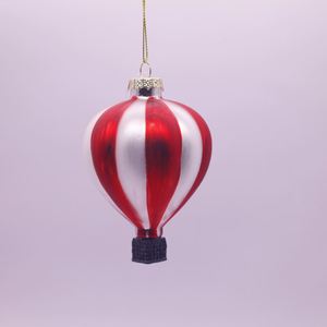 Decoración Navideña de Cristal con Forma de Globo Aerostático, Personalizable, de Lujo, en Varios Estilos, Hecha a Mano, Pequeño Colgante para Fiestas - Product Image 4