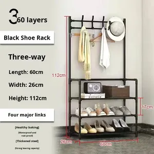 <span class=keywords><strong>Scarpiera</strong></span> Pieghevole NFS all'Ingrosso - Appendiabiti Incluso per Dormitorio e Uso Domestico - Product Image 6