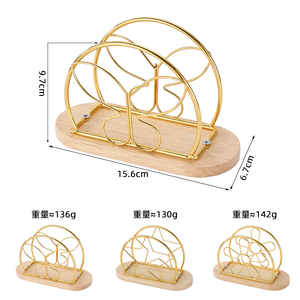 <span class=keywords><strong>Portatovaglioli</strong></span> in <span class=keywords><strong>oro</strong></span> di lusso supporto di Design moderno per la cucina di casa matrimonio per il tavolo da pranzo del ristorante forniture - Product Image 4