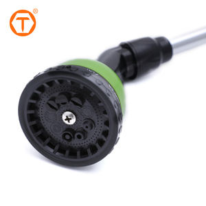 Spruzzatore d'Acqua con Testa Rotante a 180 Gradi, Grilletto Frontale, 10 Modalità di Spruzzo Variabile per Tubi da Giardino - Product Image 2