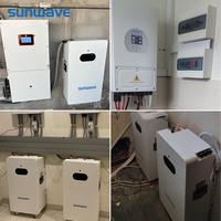 Kit solaire hybride tout-en-un Deye 5-12 kW 230 V 380 V IP65 5-20 kWh avec batterie LiFePO4 et onduleur étanche pour usage résidentiel de secours