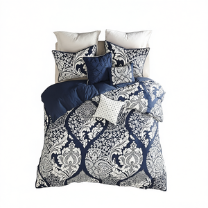 Juego de Funda Nórdica Estampada de 6 Piezas, Diseño Clásico de Algodón para Decoración de Dormitorio - Product Image 1