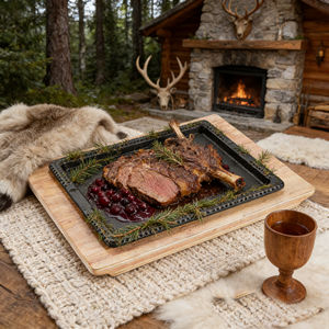 Plancha para asar carne y pescado en cocinas de inducción o de gas, juego de utensilios de cocina de hierro fundido, sartenes. - Product Image 3